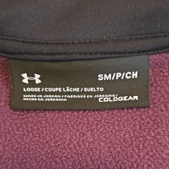 Under Armour Mens Plumb Quarter-Zip Top - Picture 2 of 3